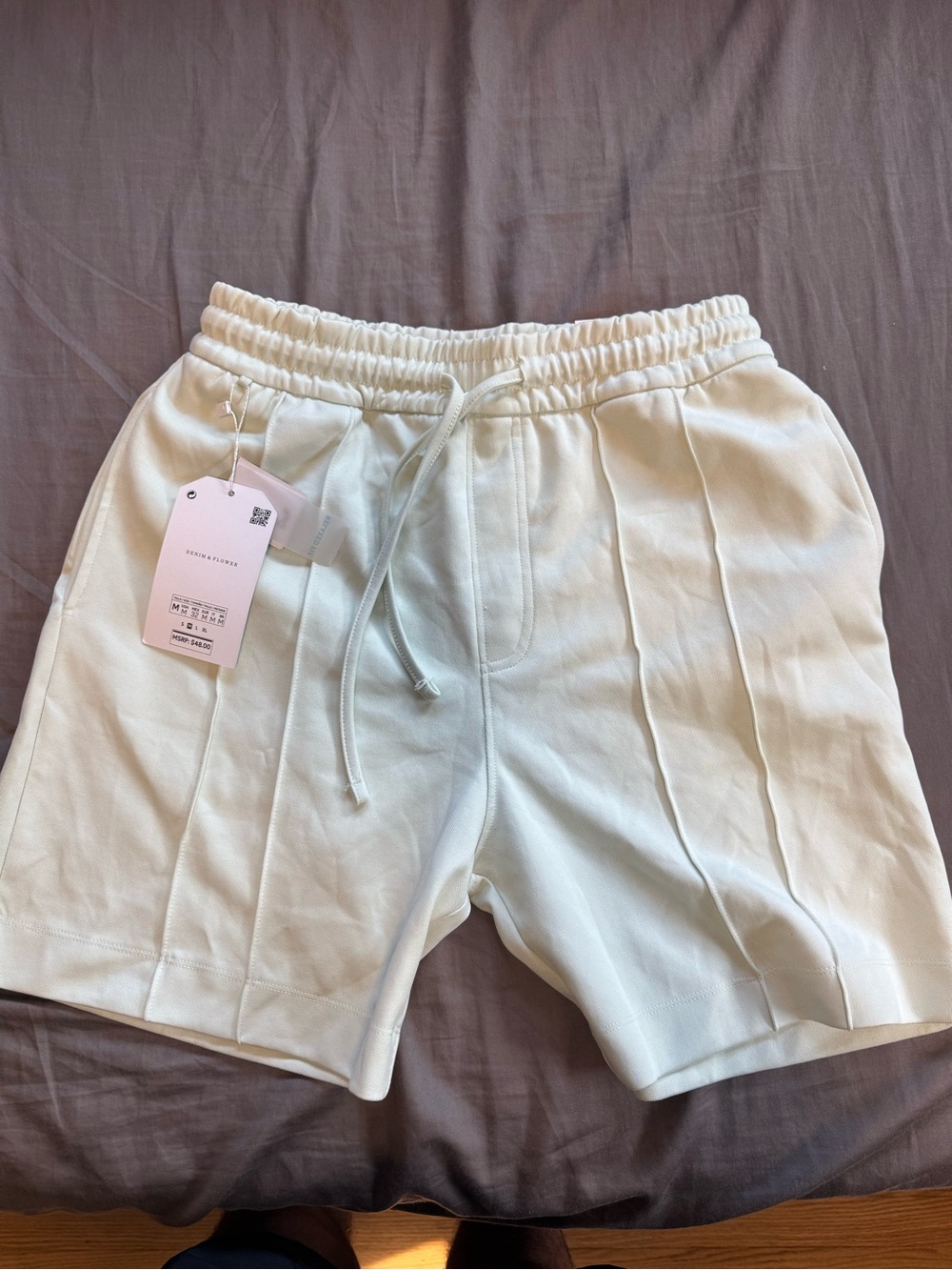 NWT Denim&Flower (Ricky Singh) relaxed shorts-sage green